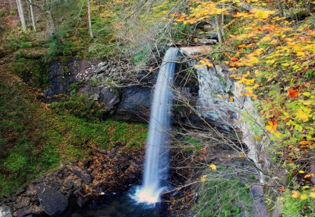 HILLS CREEK WATERFALL - watercourse, water, nature, waterfall