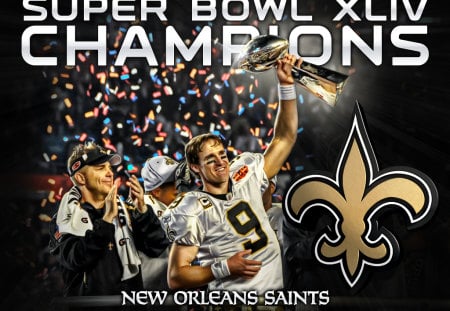 super bowl XLIV champion - champion, bowl, 2011, 08, super, 31