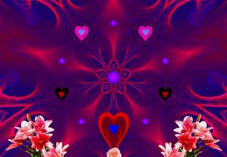 Have a Heart - eye candy, collage, 3d, fractal, abstract