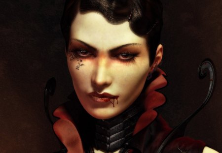 First Bite - dark, female, fantasy, vampire