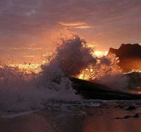 Midnight-Sun  in Lofoten,Norway