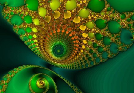 GREEN EYES - fractal, abstract, eyes, 3d, green