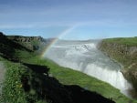 ICELAND GULLFOS WATERFALL