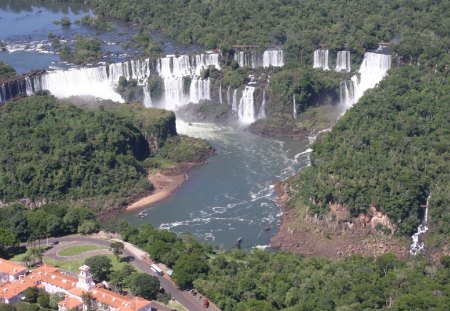 WATERFALLS - nature, waterfalls, watercours, forest