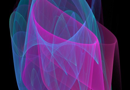 Colourful - fractal, fractals, pretty, pink, blue, colourful