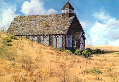 Donald-Mcadoo-Saint-Andrews-By-The-Sea - donald mcadoo, hay, painting, art