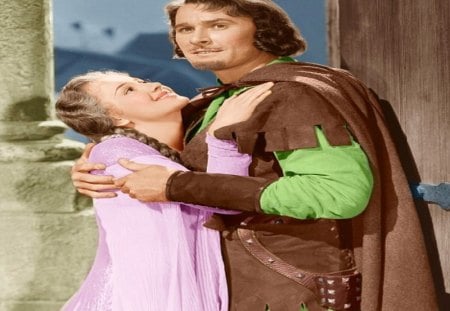 ERROL FLYNN & OLIVIA DE HAVILLAND - action, actors, movies, usa