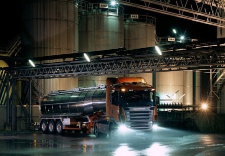 Scania - truck, scania, cistern, r