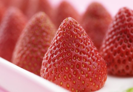 Strawberry Close up - sweet, red, strawberry, fruit