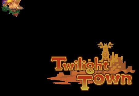 Twilight Town (KHII) (KH2) - kingdom hearts 2, twilight town, logo, world, khii, kh2