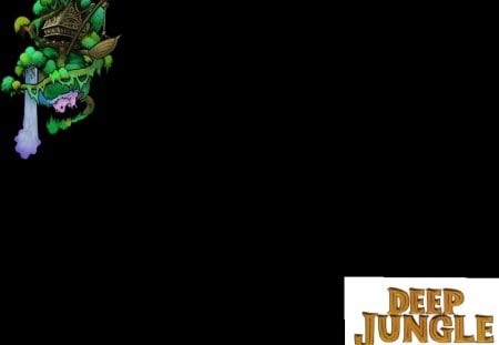 Deep Jungle (KH) - kh, deep jungle, kingdom hearts, world, logo