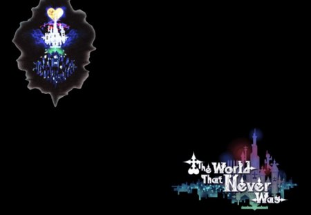 The World That Never WAS (KH2) (KHII) - ii, kingdom hearts 2, world, the world that never was, logo