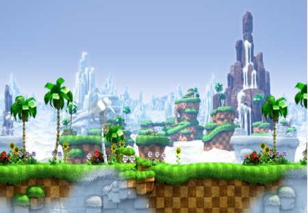 The Making Of A All new green Hill - green hill zone, sonic, sonic generations, classic