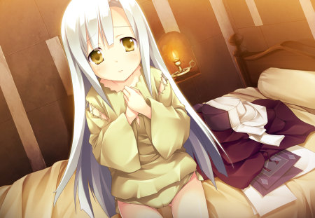 Shy - cute, girl, game, cg