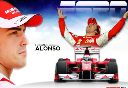 Fernando Alonso - formula 1, f1, ferrari, fernando alonso