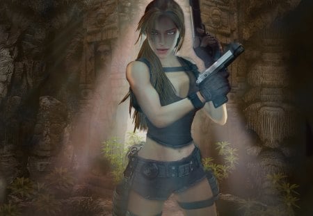 Lara Croft - croft, lara, raider, tomb