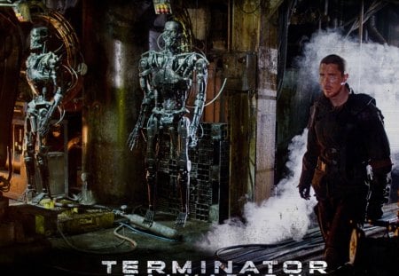 terminator salvation - christian bale, skynet, csm101, t-800