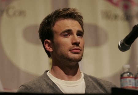 Chris Evans - actor, face, male, sexy