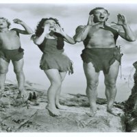 JOHNNY SHEFFIELD, BRENDA JOYCE, AND JOHNNY WEISMULLER