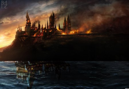 Hogwarts From Harry Potter - harry potter, magic, school, hogwarts, other