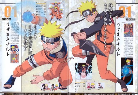 Ninja Handbook - rasengan, kunai, naruto, naruto shippuden