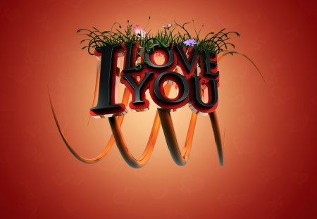 I LOVE YOU 3D - i love you, love, 2011, 3d