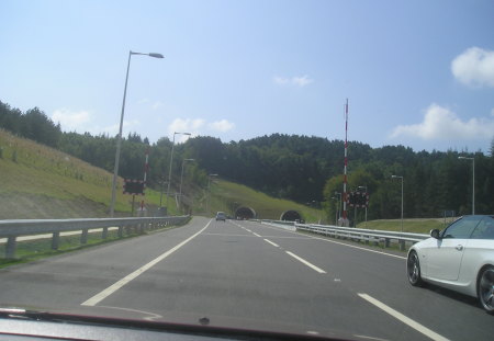 Opening day of Longest tunnel in England - first day of new tunnel, surrey tunnel opens after 40 year wait, england tunnel opens, 1mile 350 yard tunnel opens in england