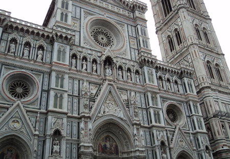 green marble church - marble, church, italy, green