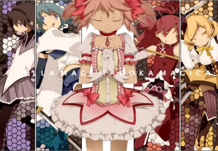 Madoka Magica Newest - wall, madoka magica, anime, tv show, new, squad