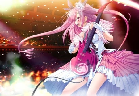 Chuua Churam - anime, guitar, chuua churam, dress