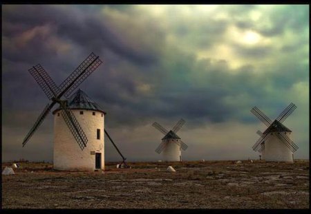 Wind Mills - picture, mills, cool, wind