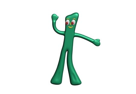 Gumby - funny, stop action, clay, tv, gumby