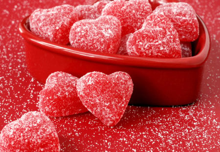 Heart Sugar Candies for my friends..