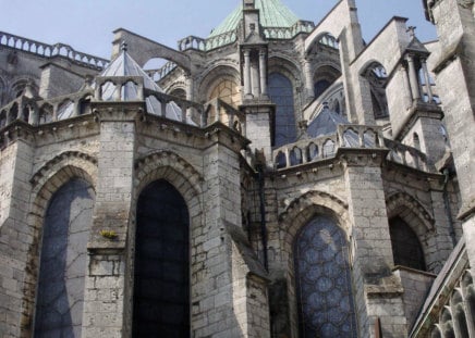 Chartres - cathedral, chartres, france, medieval