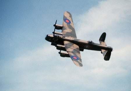 LANCASTER B1 PA474 - aircraft, plane, lancaster, bomber