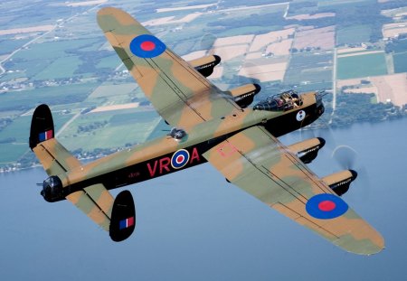 LANCASTER BOMER - aircraft, bomber, plane, lancaster