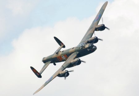 LANCASTER - aircraft, plane, lancaster, bomber