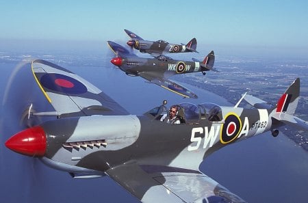 SPITFIRE - aircraft, spitfire, fly, planes