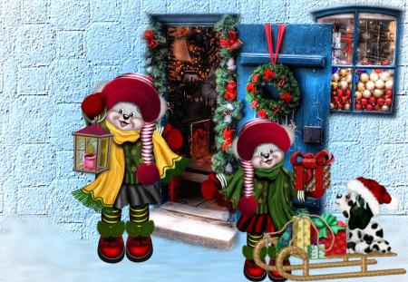 Creddys Christmas Shop - creddy, snow, winter, holiday, shop, christmas