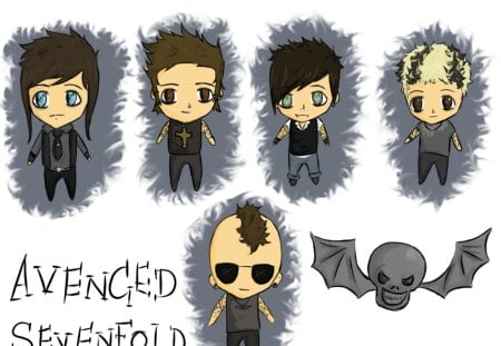 Avenged Sevenfold - band, fold, avenged, seven