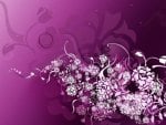 PURPLE FLOWER VECTOR