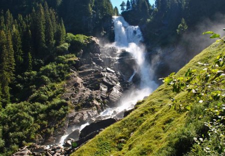 Waterfall - nature, waterfall, other, beautiful