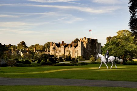 Beautiful Ride - hever, england, london, edenbridge, horse, castle, anne, rider, boleyn, kent