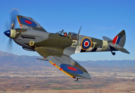 Spitfire Mk IXe - ww2, ixe, ix, supermarine, mk, wwii, spitfire, english