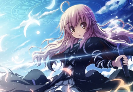 Hijiri Byakuren - anime, magic, girl, long hair, brunette