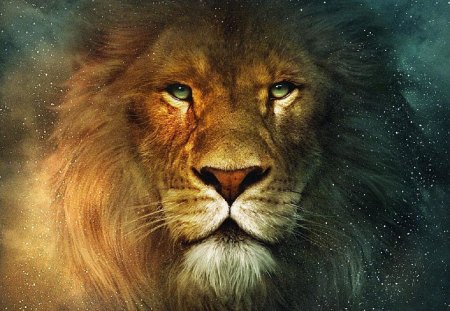 Universal Leo (for Patrice) - universe, zodiac, lion, eyes, image, mouth, stars, mane, sign, wallpaper, space, picture, wall, wild, animal, leo, universal