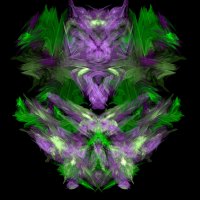 Purple and green fractal