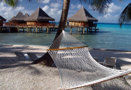 Caribbean Hotel - sky, hotel, beach, sea, blue