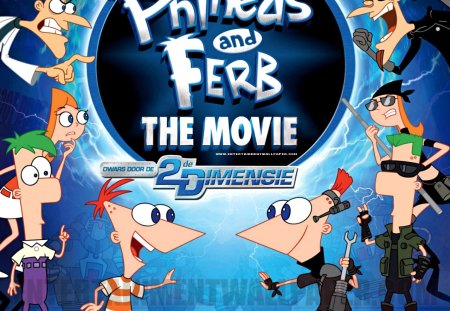 Phineas & Ferb:Across the 2nd Dimension - movie, fun, entertainment, cool