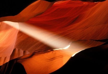 Beam of Light - rock, cave, canyon, light